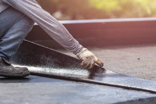 Professional Crawl Space Encapsulation technician working in Baldwin, WI
